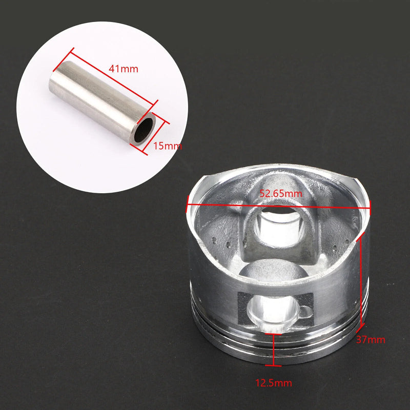 Yamaha YW 125 BWS Zuma XC 125 Cygnus X Piston Complete Kit +0.25MM (04-20)