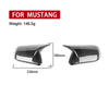 Ford Mustang 2015-2023 Real Carbon Fiber Stick-on Side Mirror Cover Caps