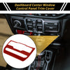 Jeep Wrangler JL JLU (2018-2024) Red Dashboard Center Control Panel Cover