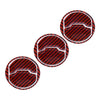 Ford Mustang Red Carbon Fiber Air Vent Trim (2015-2019)