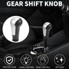 Chevrolet Spark Plastic Black Silver Tone 5-Speed Manual Gear Shifter Knob