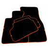 BMW 3 Series M3 F80 (2014-2018) 2 x Orange Trim AutoWin Black Floor Mats