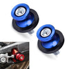 HONDA CBR - 8MM Thread - Blue 2 x Motorcycle Swingarm Spools