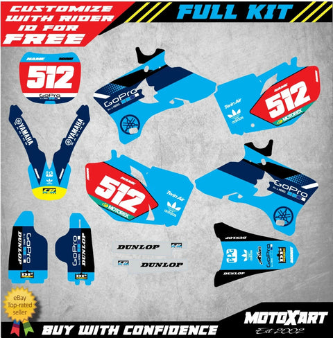 Yamaha YZF 250 (2003-2005) BOOST STYLE Graphics Custom Decal Kit
