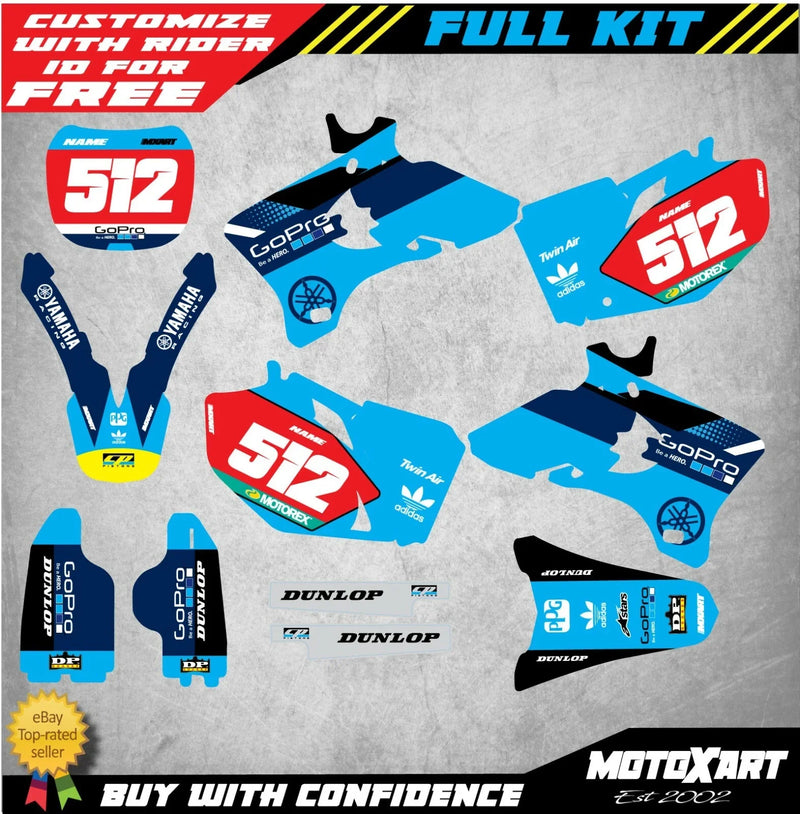 Yamaha YZF 250 (2003-2005) BOOST STYLE Graphics Custom Decal Kit