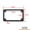 Harley Scooter Chopper 4" x 7" Chrome License Plate Frame Bracket