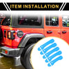 Jeep Wrangler JL JLU Light Blue Door Tailgate Handle Cover (2018-2022)