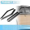 Ford Explorer (2011-2023) - Black 2 x Set Window Vent Visor Deflectors