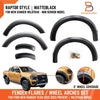 Ford Ranger 2022-2023 Raptor Style Matte Black Fender Flares