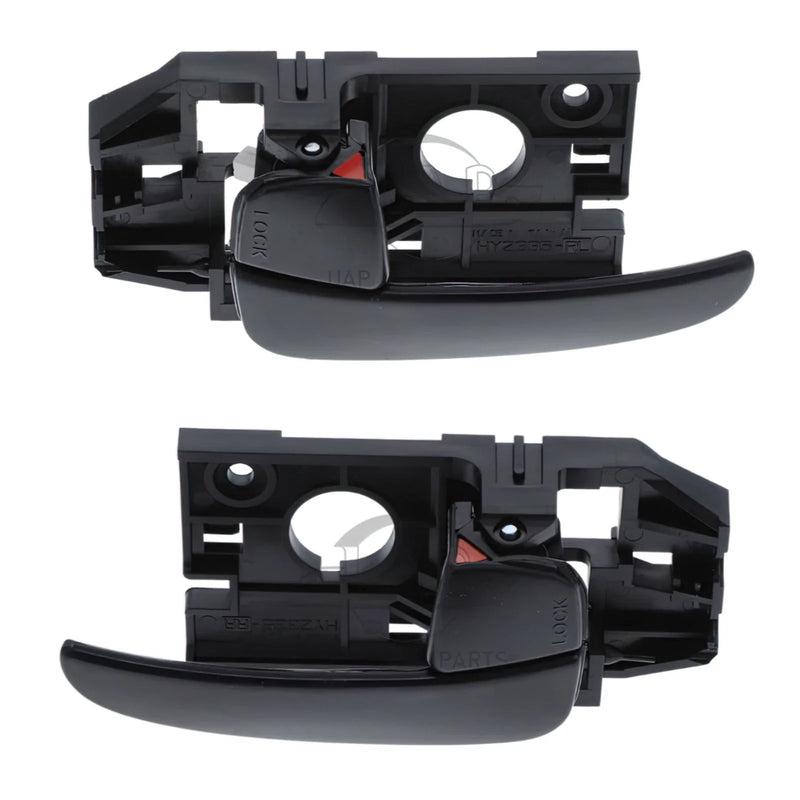 Hyundai Elantra (2001-2006) Black Front Rear Inner Door Handle Set of 4