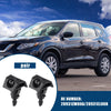 Nissan (2013-2018) Front Pair Black Windshield Washer Nozzles
