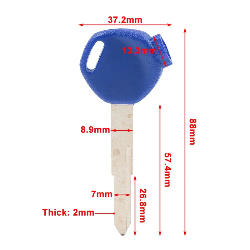 DIO 100 125 150cc Z4 Z125 SCR100 WH110 Uncut Blade Blank Key