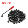 Toyota Rivets Push-type Retainer Clips / 100pcs / Plastic