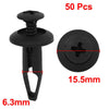 Ford Bumper 50 x Plastic Push-in Rivet Retainer Clips