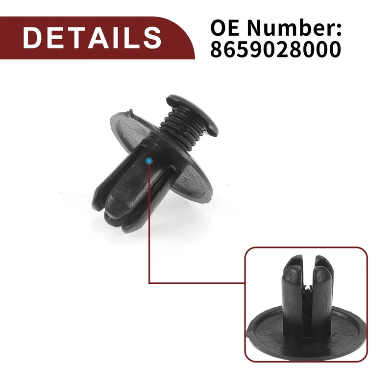 Kia Soul 1.6L 2.0L Fender Skirt Clips 20 Pcs (2010-2019)