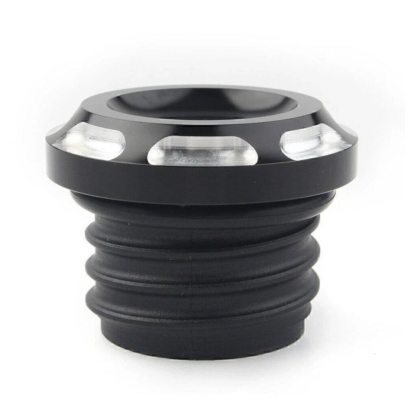 Harley FXS FXDF FXDL XL Black Fuel Gas Tank Oil Cap Cover