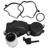 BMW M57 E39 E46 X5 E53 PCV Crankcase Oil Vent Breather Filter Kit (2000-2006)