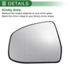Ford Focus Left Side White Mirror Glass Aspherical Non-Heated (2000-2011)