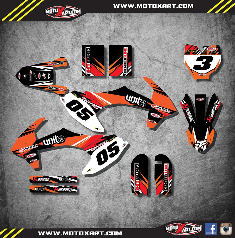 KTM 50 DIGGER STYLE Custom Graphics Full Kit (2016-2019)