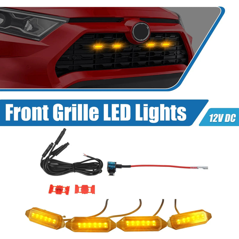 Toyota RAV4 Grill LED Light Front Grille Lights (2019–2022)