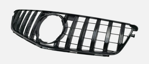 Black Grille Grill For Mercedes Benz C Class W204