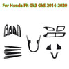 Honda Fit GK3 GK5 Carbon Fiber Accessory Interior Cover Trim (2014–2020)