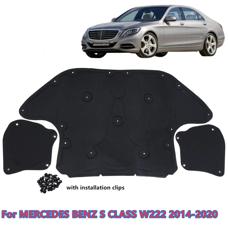 MERCEDES BENZ S CLASS W222 Engine Mat Blanket Insulation Pad (2014–2020)