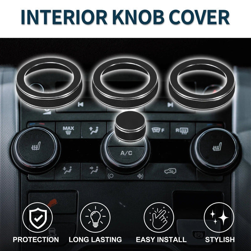 Land Rover Range Rover Evoque (2012-2018) 4 Pcs Media Switch Knob Cover