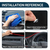 TOYOTA Yaris Cross (2023) - Black Red 1 Set Dashboard Cover Mat