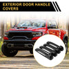 Ram 1500 Carbon Fiber Pattern 4 x Outside Door Handle Cover (2009-2018)