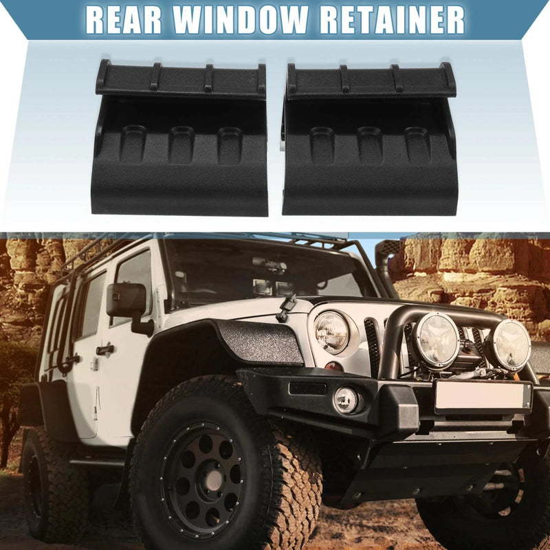 Jeep Wrangler JK JKU Soft Top Rear Window Clips (2007-2018)