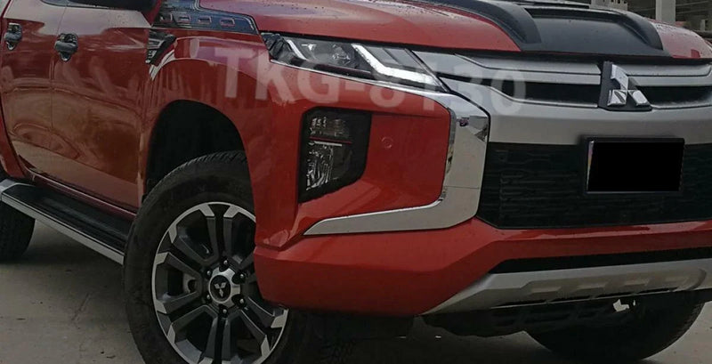 Mitsubishi Triton L200 Fog Light Cover Trim Black (2019-2020)