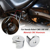 Honda Rebel CMX 300 500 Silver Rear Shock Absorber Cap Guard Cover (2017-2020)