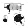 BMW E90 E91 E92 E87 E88 Windscreen Wiper Washer Pump (2006-2013)