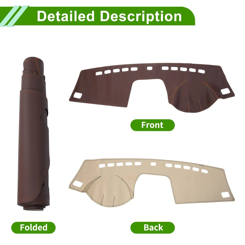 BMW X3 Brown Dashboard Cover Mat (2006 - 2010)