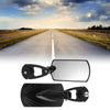 Motorcycle Black Aluminum 1 Set Handlebar Mirrors Rear View