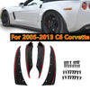 Chevrolet C6 Corvette 4 x Splash Guards Front Rear Mud Flaps (2005–2013)