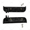 Toyota Starlet EP91 Pair Black FRONT Outer Door Handles (1996-1999)