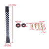 Mini Cooper 3" Checkered Flag Antenna Racing Screw Nut (New)