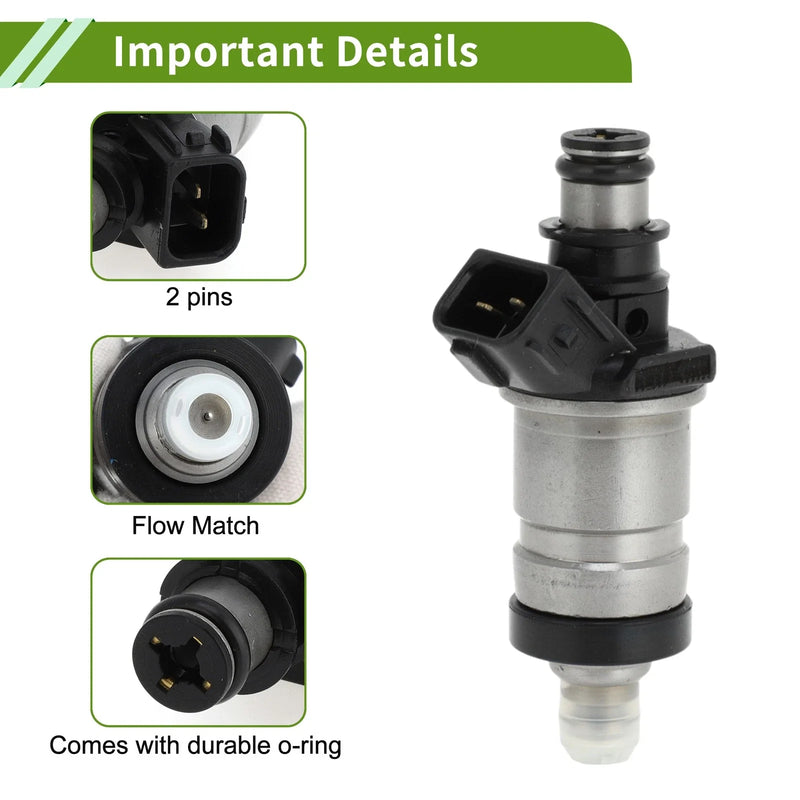 Honda Civic Si 1.6 (1999-2000) 1 Pc Black Fuel Injector
