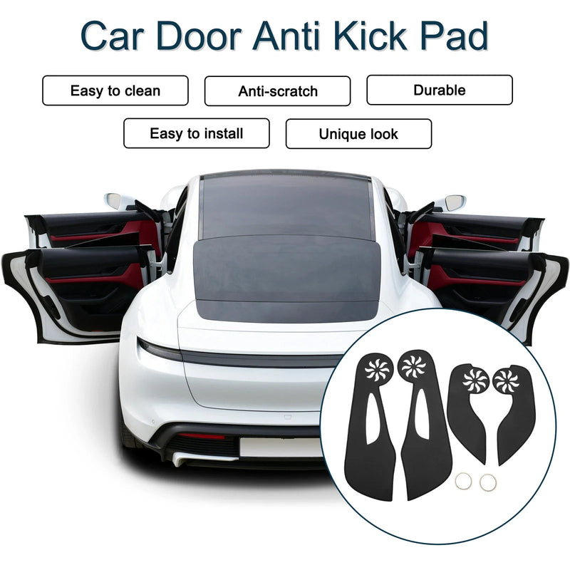 Honda Fit (2008-2013) Black 1 Set Car Door Anti Kick Pad Sticker Protector