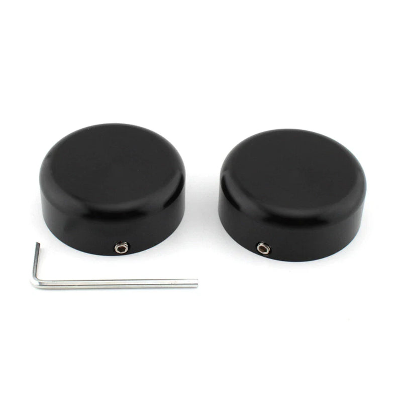 Harley Sportster S 1250 RH1250 Black Front Fork Cover Caps (2021-2023)