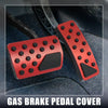 Jeep (2011-2021) Red Car Brake Pedal Pad & Gas Accelerator Cover