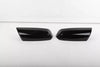 Chevy Silverado GMC Sierra Gloss Black Top Half Mirror Covers (2014-2018)