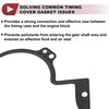 Infiniti 2.5L 3.5L 3.7L Engine Timing Cover Gasket Set