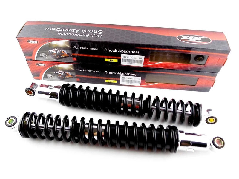 Honda XL500 400mm Black/Chrome Rear Shock Absorbers (1979-1983)