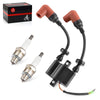 Yamaha 4-Stroke Outboard 6-9.9HP 25" Ignition Coil w/ Spark Plug