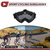 Motorcycle 1Pc Goggles Deep Gray Lens Black Frame PC Cycling Sunglasses