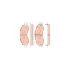 Nissan Civilian Bus W41 Front Disc Brake Pad Set (1999-2010)