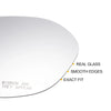 Honda Odyssey Left Right White Mirror Glass Pair w/ Back Heated (2014-2017)